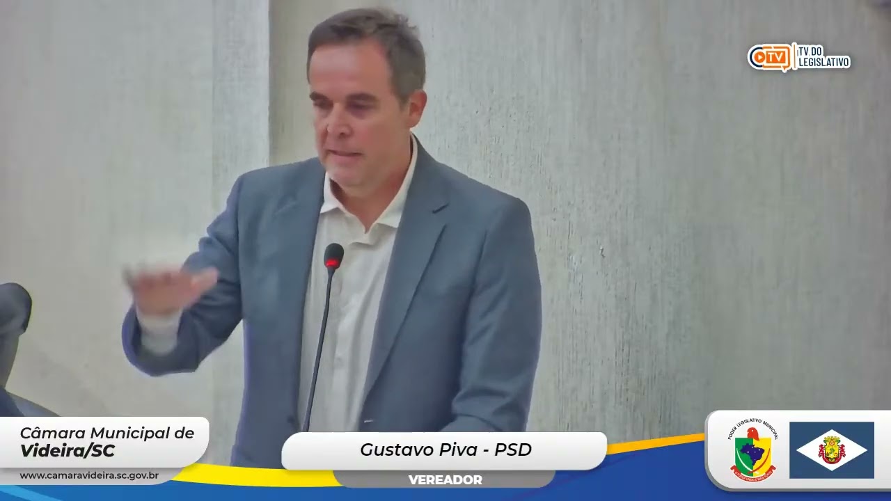Gustavo Piva - Recorte da 05ª Sessão Ordinária e 1ª Sessão Extraordinária - 03/03/2026