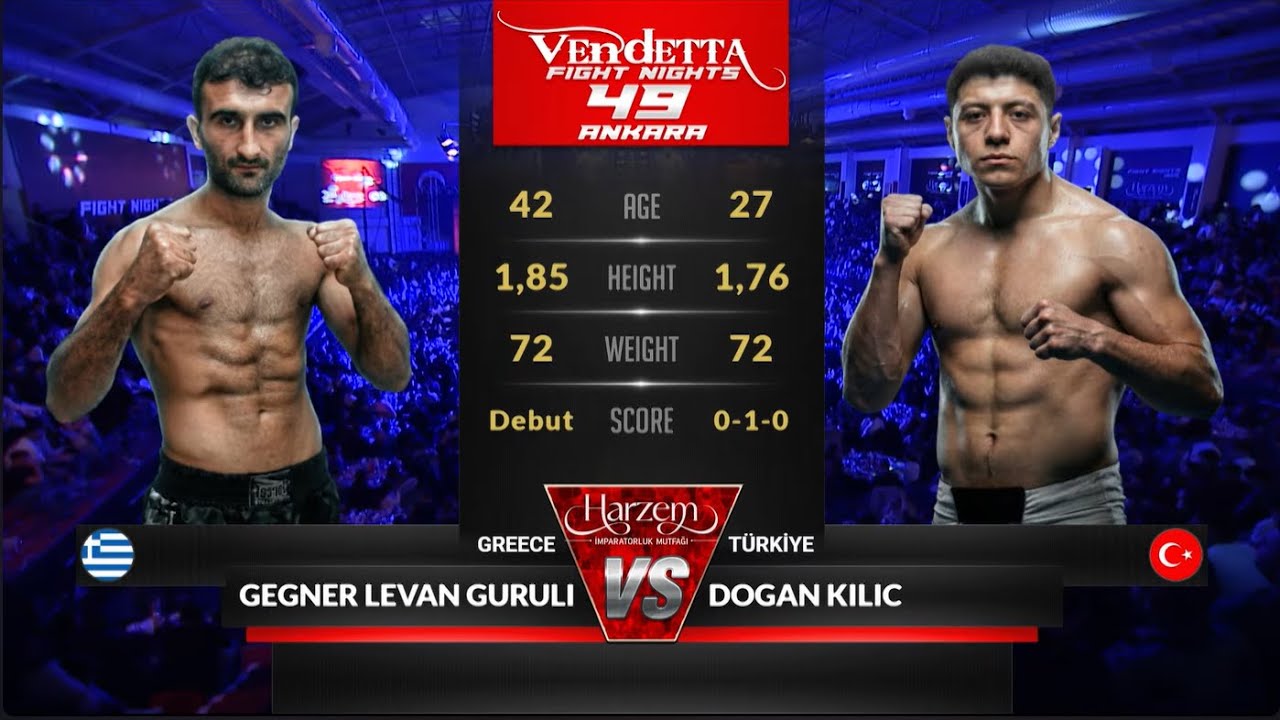 Vendetta Fight Nights 49 | GEGNER LEVAN GURULI vs DOGAN KILIC | ANKARA, TÜRKİYE | FULL FIGHT