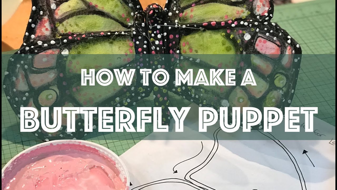 How to Make a Butterfly Puppet - It Flies!