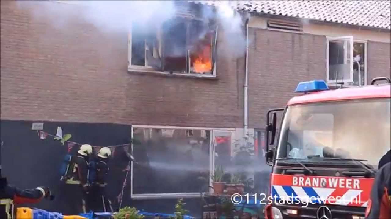 Grote uitslaande brand Poortershove Middelburg 02-07-2015