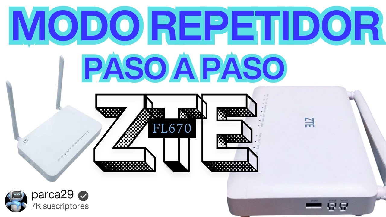 COMO RESETEAR Y CONFIGURAR EN MODO REPETIDOR ONU ZTE F670L DOBLE BANDA DE NUBYX Y CLARO 192.168.1.1