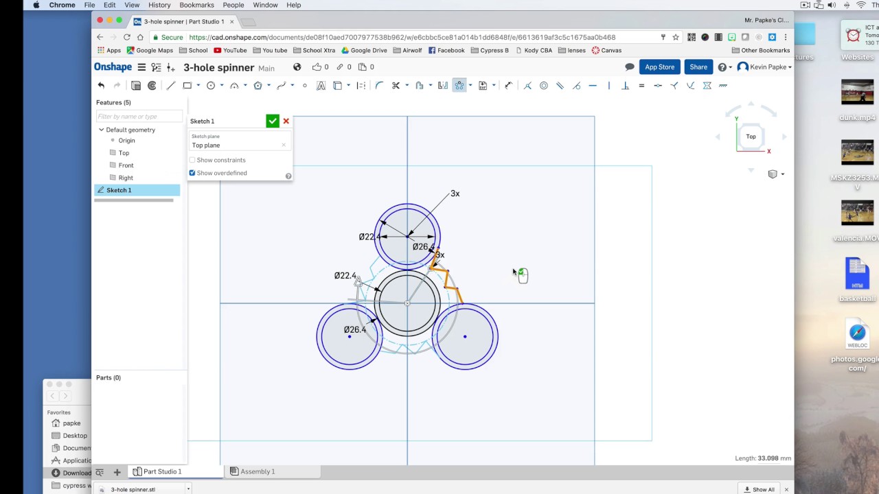 onshape spinner tutorial