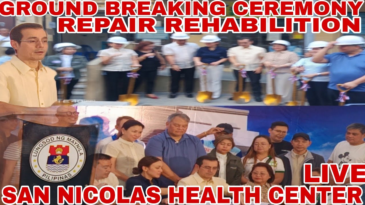 YORME GROUND BREAKING REPAIR REHABILITION OF SAN NICOLAS HEALTH CENTER