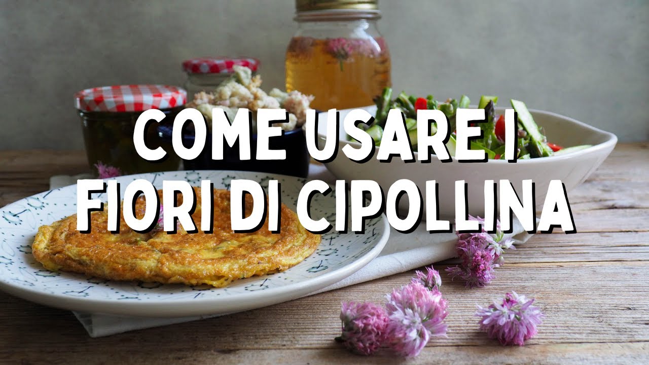 Come USARE i FIORI DI ERBA CIPOLLINA | Cucino senza sprechi