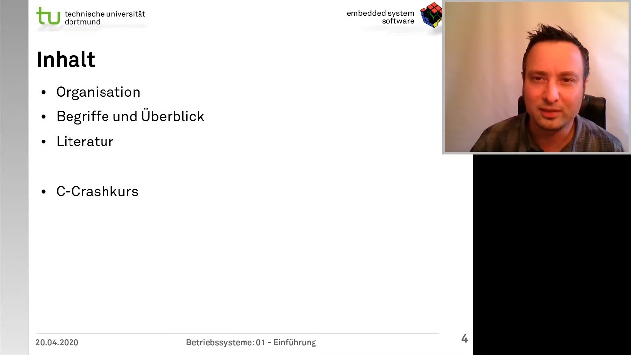 Vorlesung Betriebssysteme - 01 Einführung