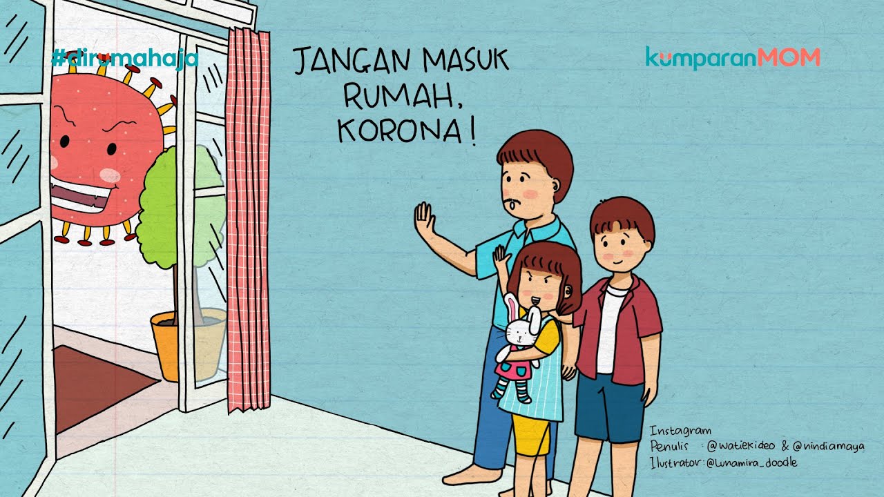 #CeritaAnak: Cegah Corona Masuk ke Rumah