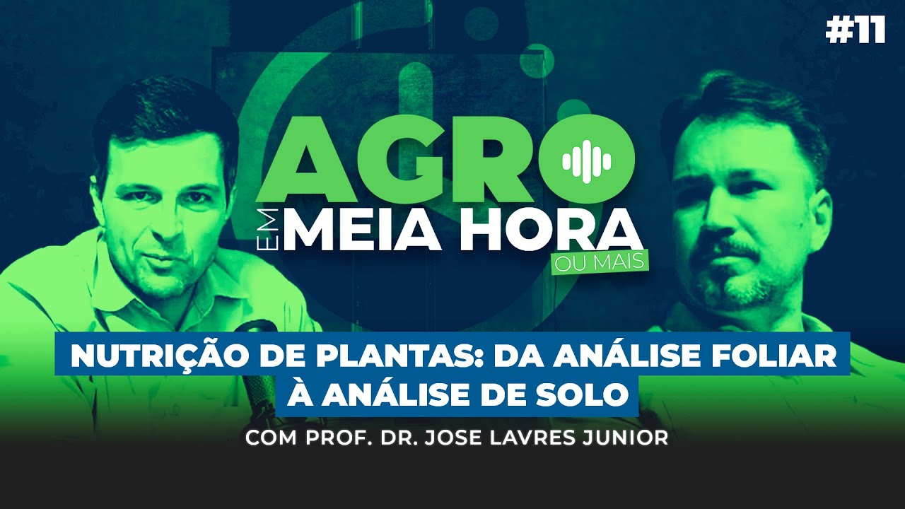 AGRO EM MEIA HORA OU MAIS:#11Nutrição de Plantas - Análise Foliar e de Solo com Prof. José Lavres Jr