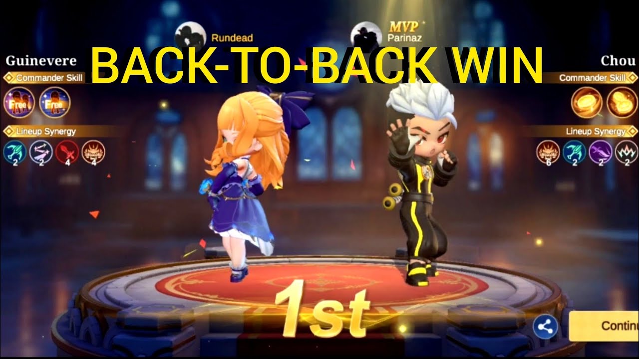 Back-to-Back Victory 🔥 | Magic Chess Go Go