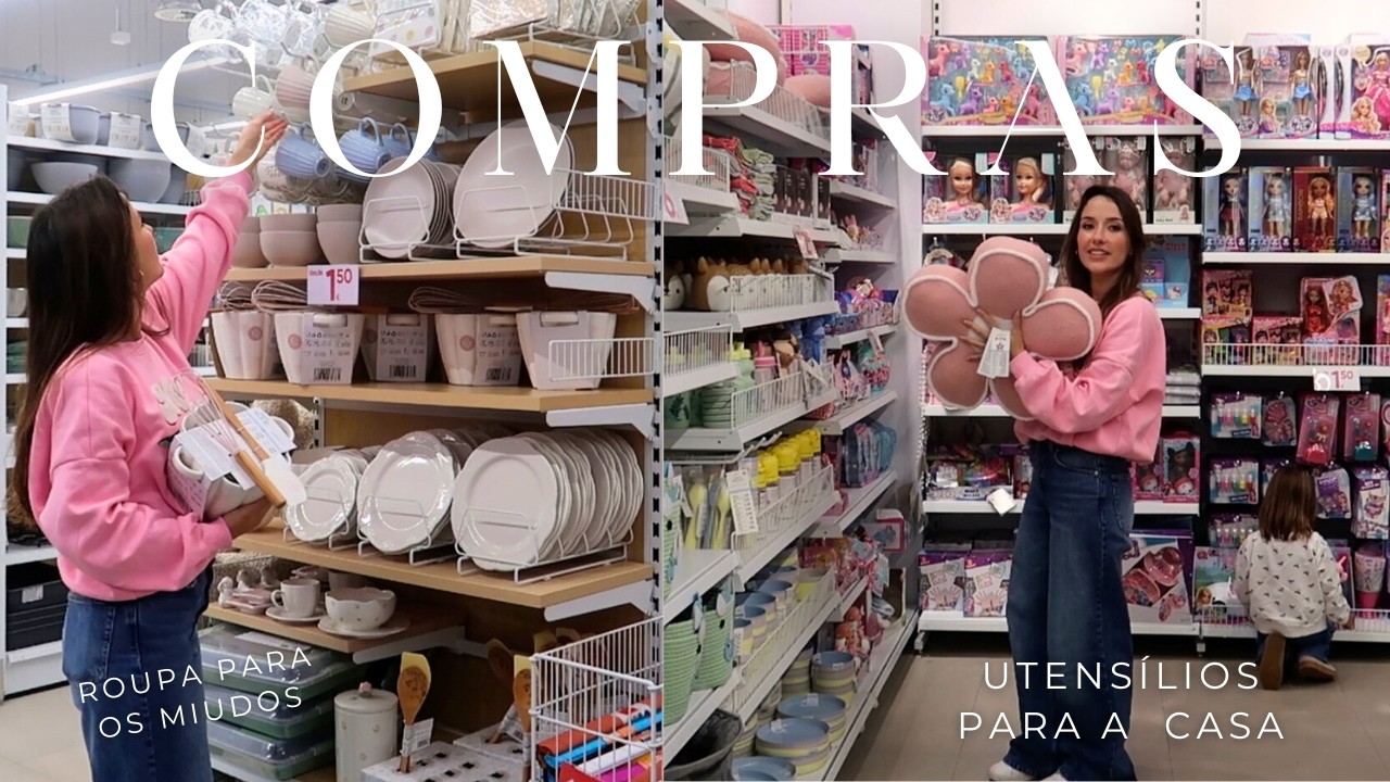 COMPRAS  NA PEPCO: ROUPA DE PRIMAVERA E UTENSILIOS PARA A CASA + GRWM DE 10 MINUTOS