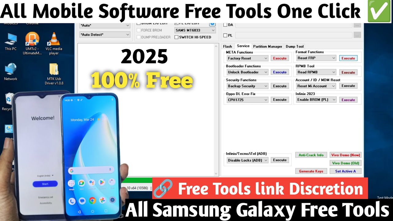 💥FREE NEW UNLOCKING TOOL FREE || Free Tools One Click FRP bypass 2025 | All Samsung Mod&rsquo;s unlock