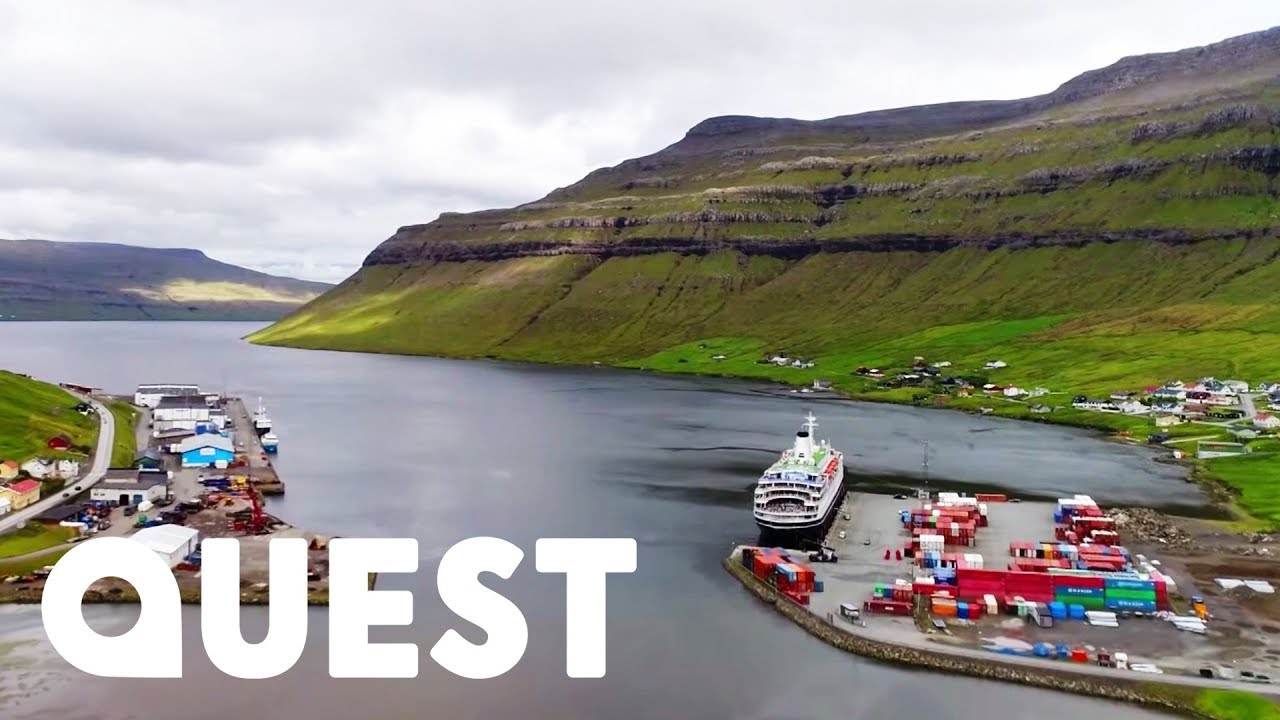 Cargo Ferry's Journey Through The Beautiful Faroe Islands To Iceland | Mighty Ships