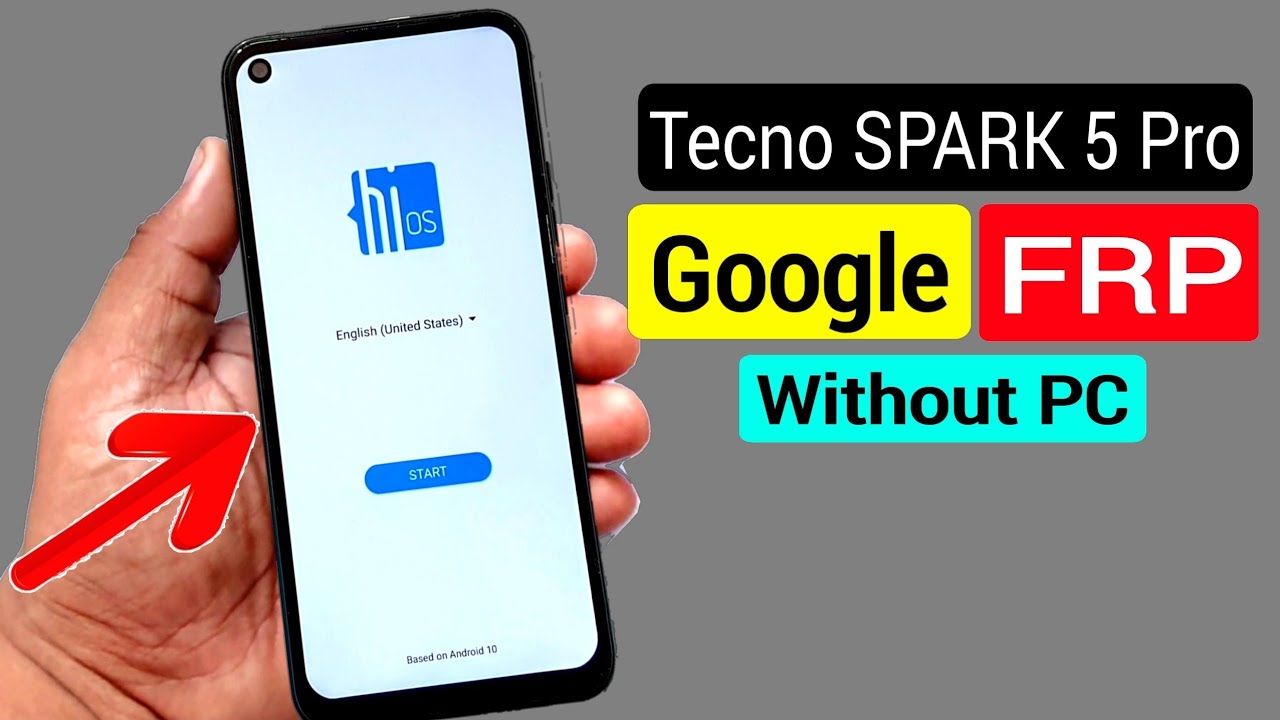 Tecno SPARK 5 Pro (KD7) Bypass Google Account/FRP Unlock|Fix Google Services |ANDROID 10 Without PC