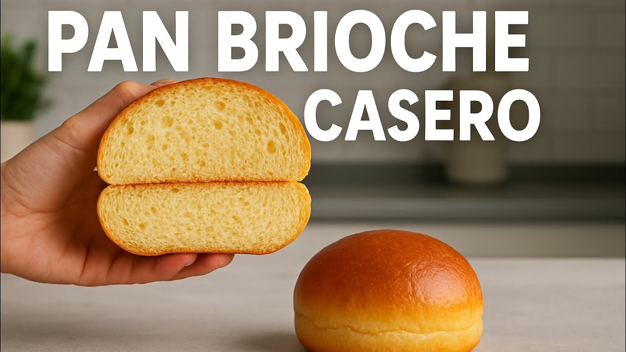 Cómo hacer pan brioche sin Amasado | Perfecto para Hamburguesas | Paso a Paso
