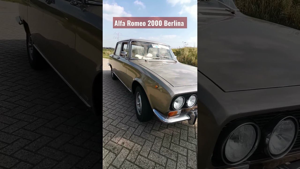 #ClassicCar #AlfaRomeo 2000 Berlina View #Oldtimer View