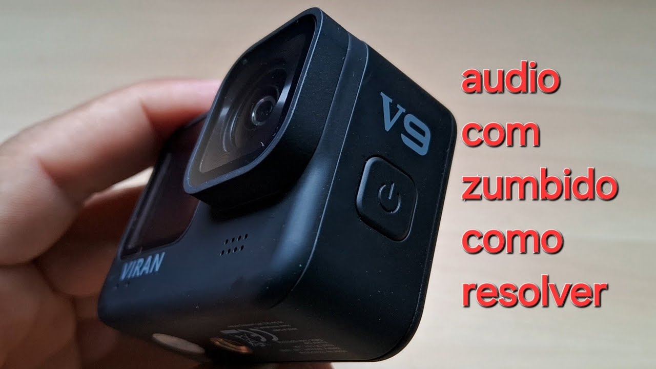 audio câmera viran V9