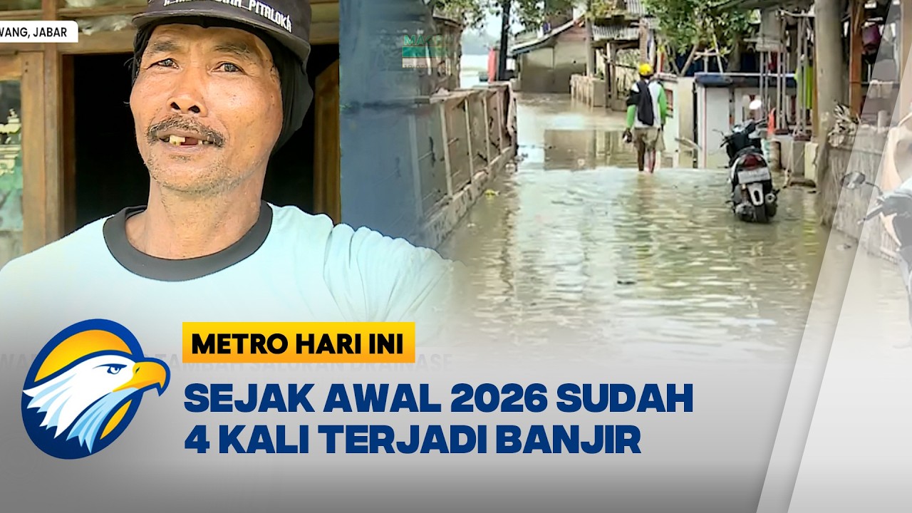 Cegah Banjir, Warga Harap Tambah Saluran Drainase [Metro Hari Ini]