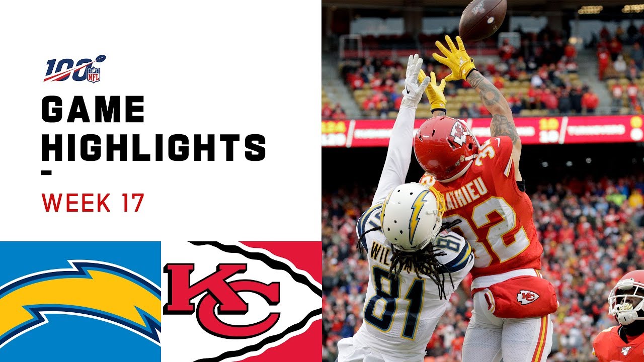 Chargers vs. Chiefs Week 17 Highlights | NFL 2019