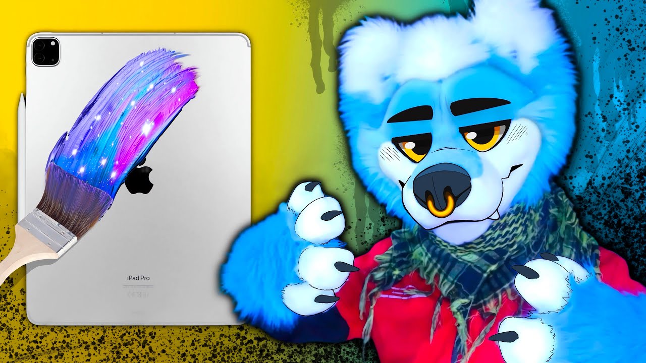 😳 DESTRUYENDO IPHONE Y IPAD PRO CON DIBUJOS FURRY / Wolfhug