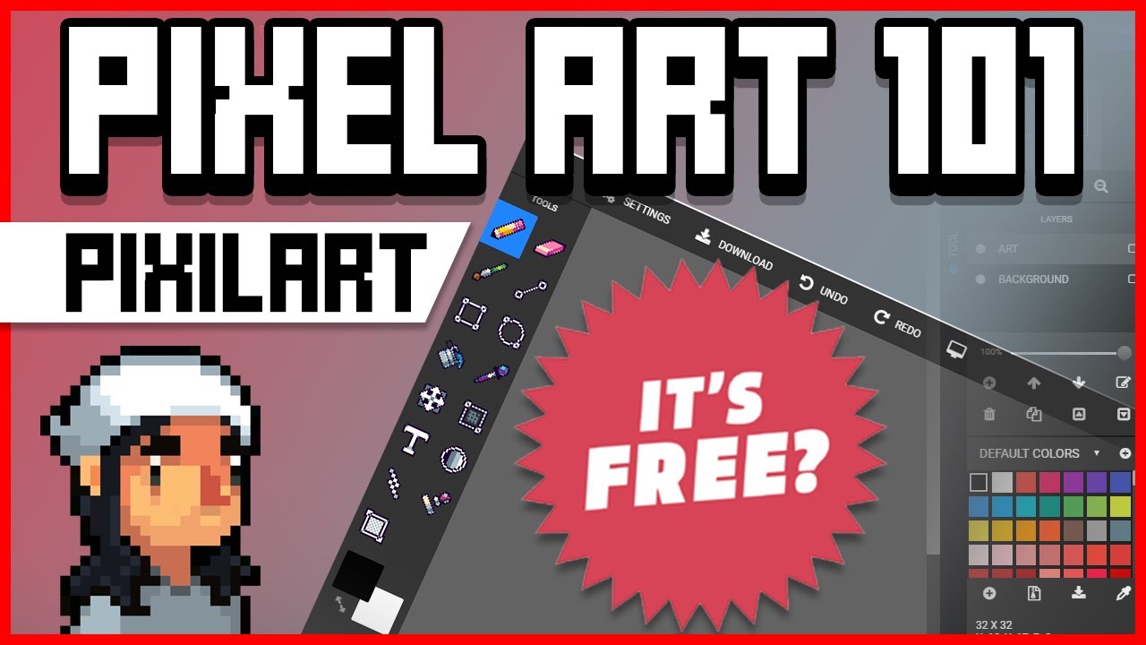 Пиксель-арт 101: Учебник по Pixilart
