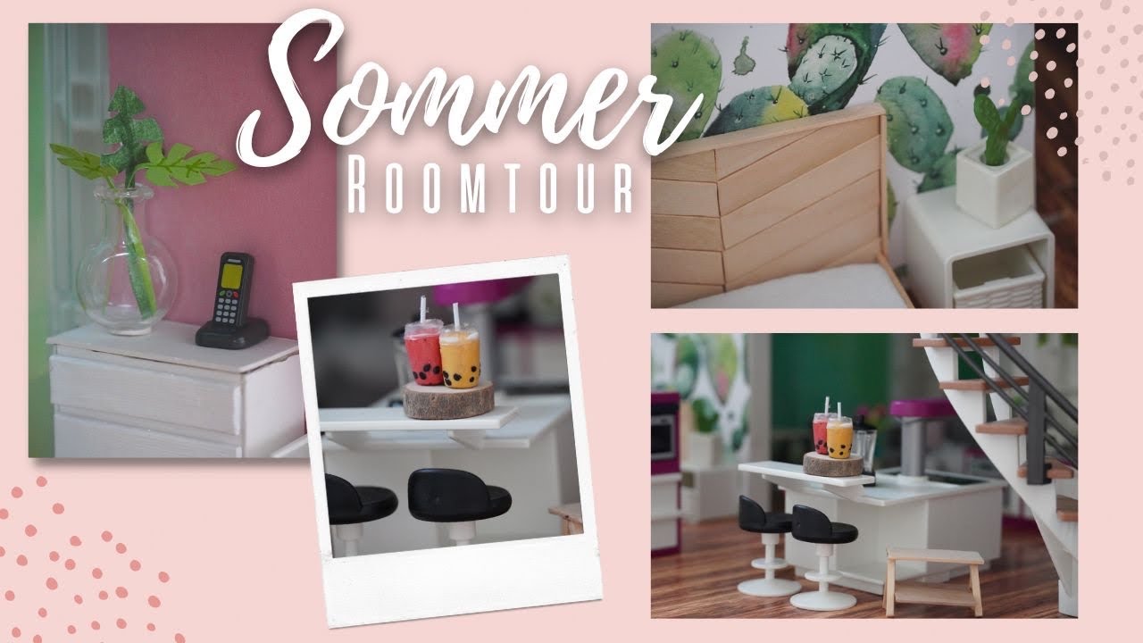 🌴Sommerroomtour 2022🌴//Pimp my Playmobil//DIY Playmobil Makeover//Familie Bäcker