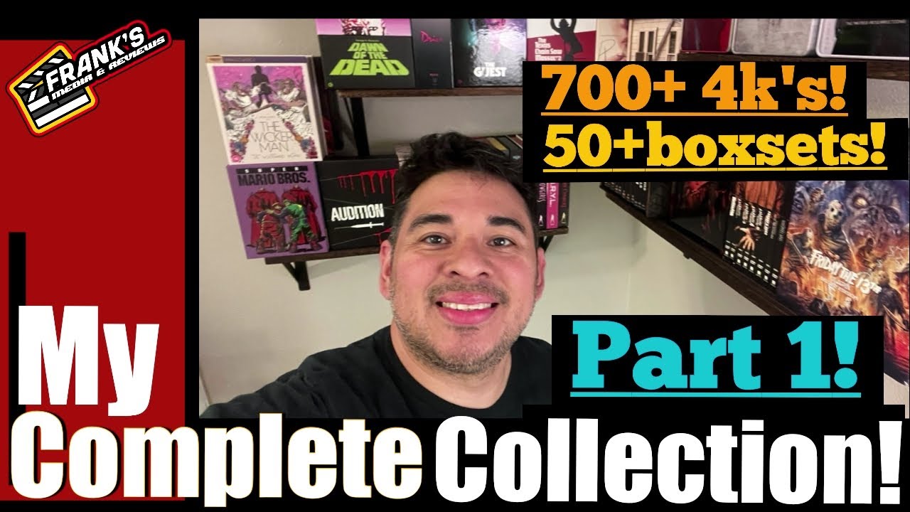 My Entire Physical Media Collection Part 1! | 4K, Bluray, DVD, Boxsets