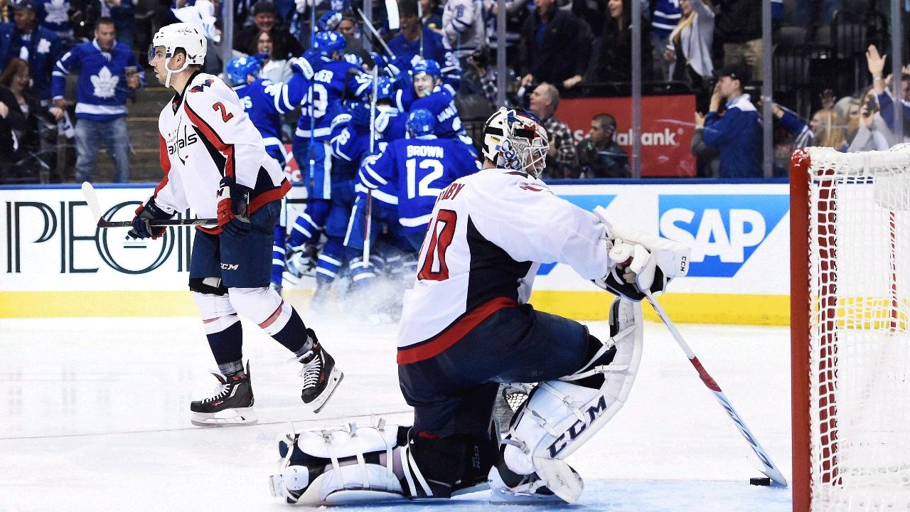 Bozak tips in OT winner, Leafs top Capitals to take series lead