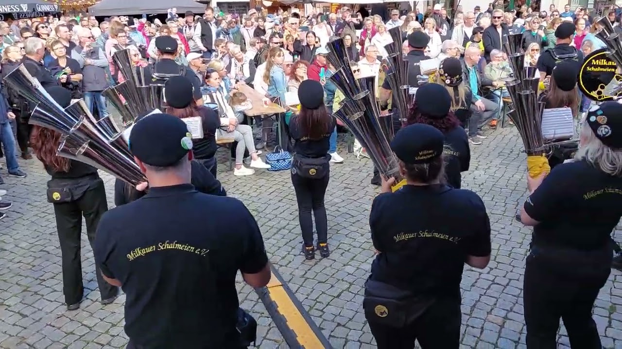 Milkauer Schalmeien beim Burgfest Tangermünde 14.09.2025 