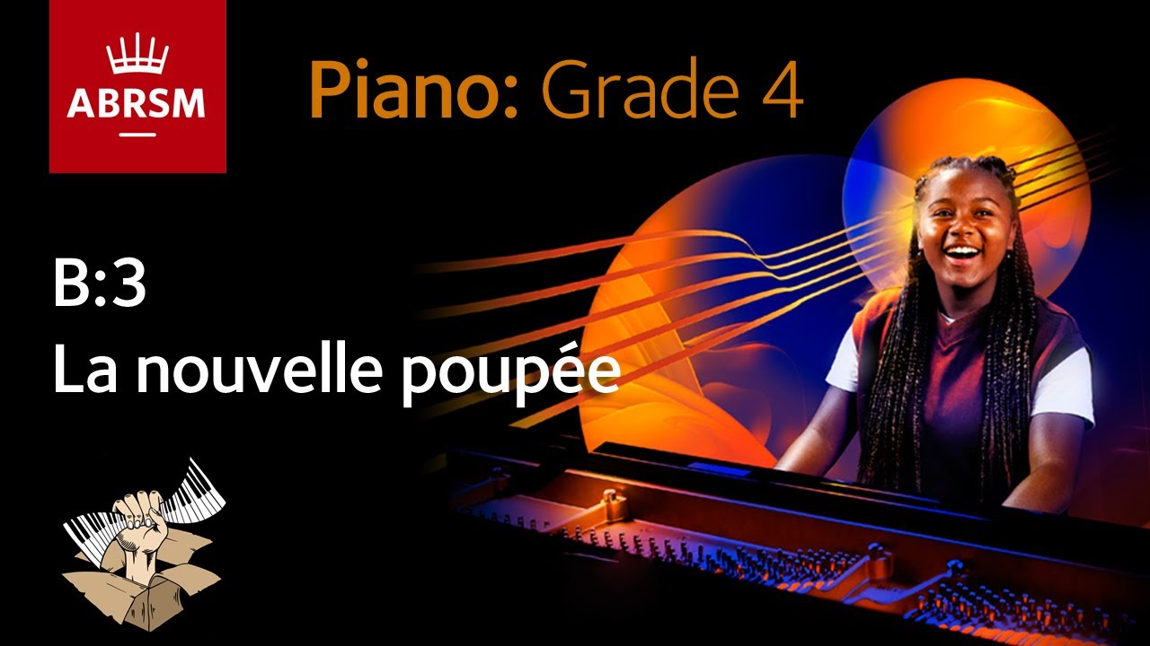 La nouvelle poupée / ABRSM Piano Grade 4 2023 & 2024, B:3 / Synthesia Piano tutorial