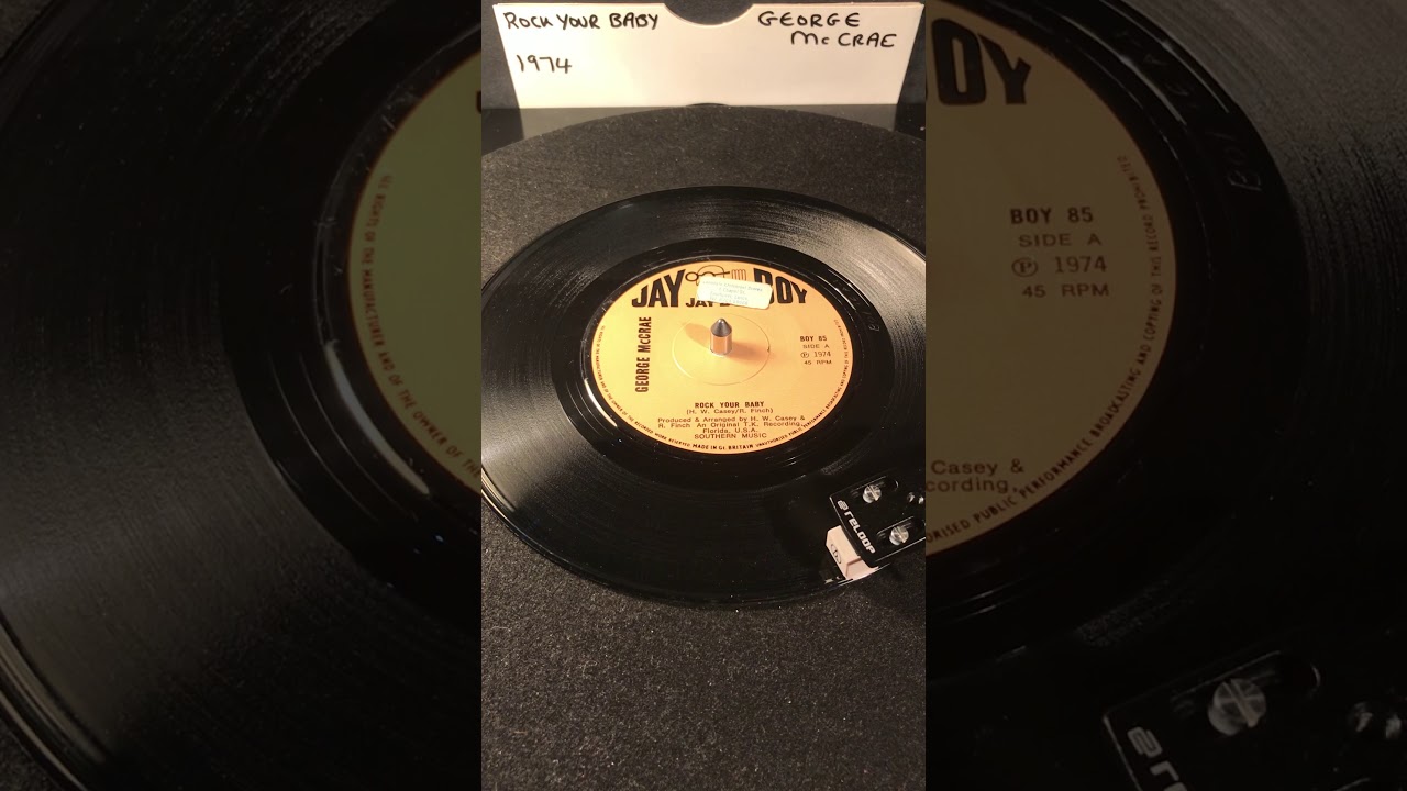 George McCrae - Rock Your Baby ( Vinyl 45 ) From 1974 .
