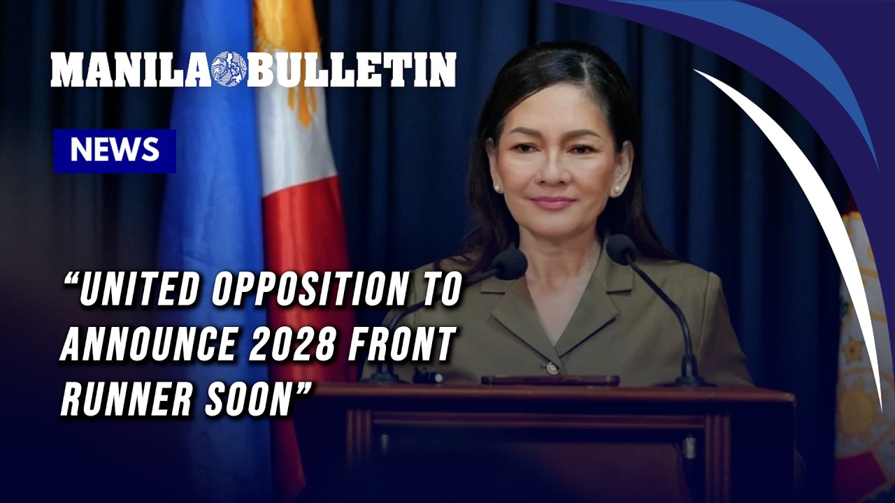 Hontiveros: United Opposition to announce 2028 front runner soon