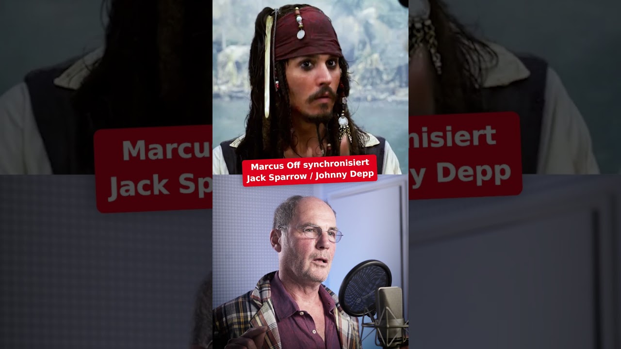 Marcus Off synchronisiert Jack Sparrow (Johnny Depp) in 