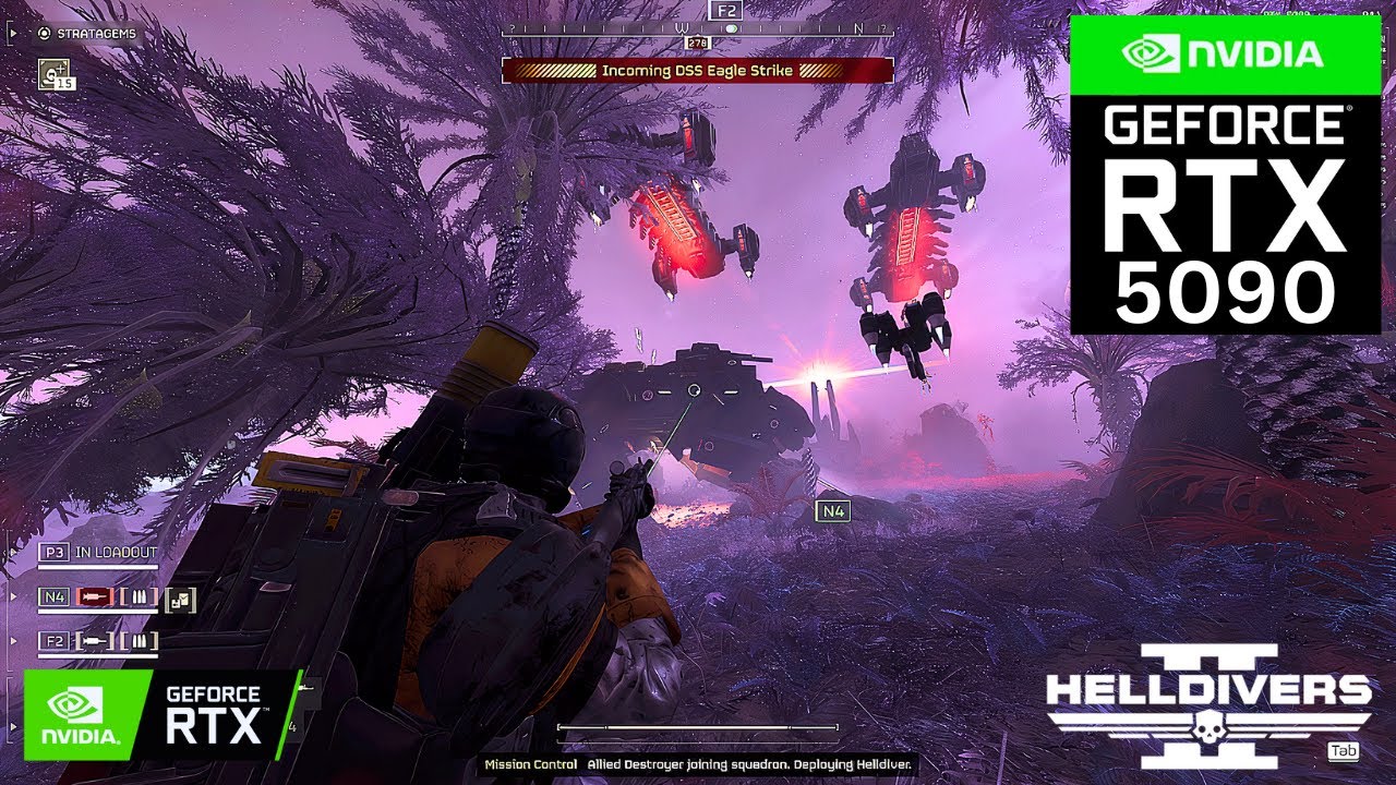 HELLDIVERS 2: RTX 5090 32GB (4K Maximum Graphics)