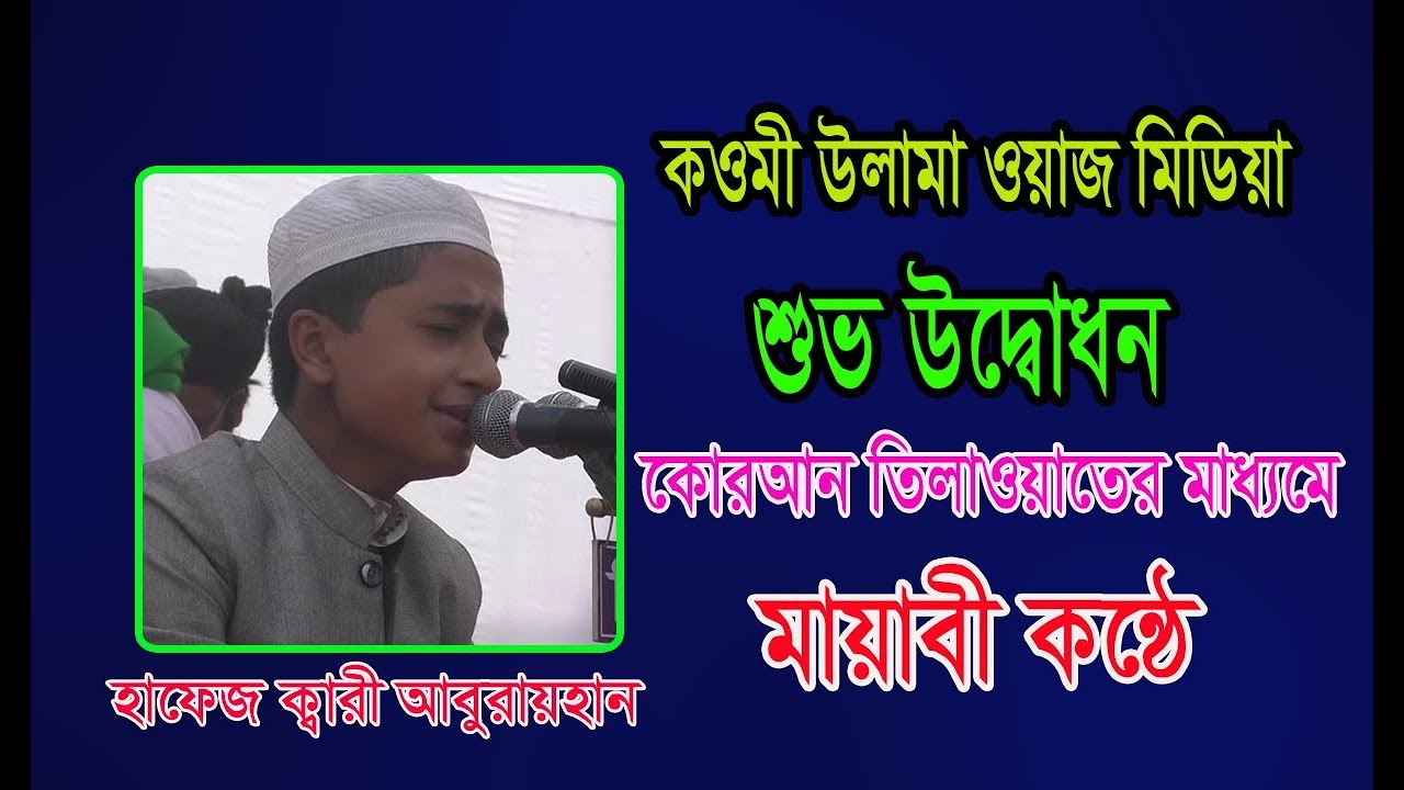 100 দেশের মাঝে ১ নাম্বার কারী |হা: ক্বারী আবু রায়হান | কওমী উলামা ওয়াজ মিডিয়া শুভ উদ্বোধন ||