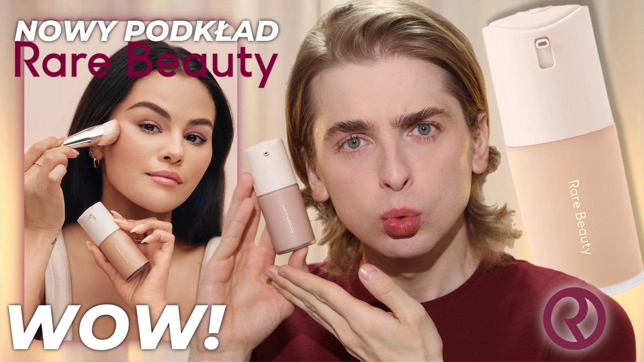 DAWNO podkład mnie tak nie ZACHWYCIŁ! Testujemy Rare Beauty - True To Myself Natural Matte od Seleny