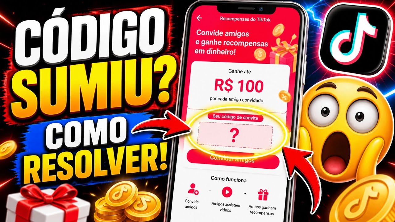 codigo de convite tiktok desapareceu? o que fazer