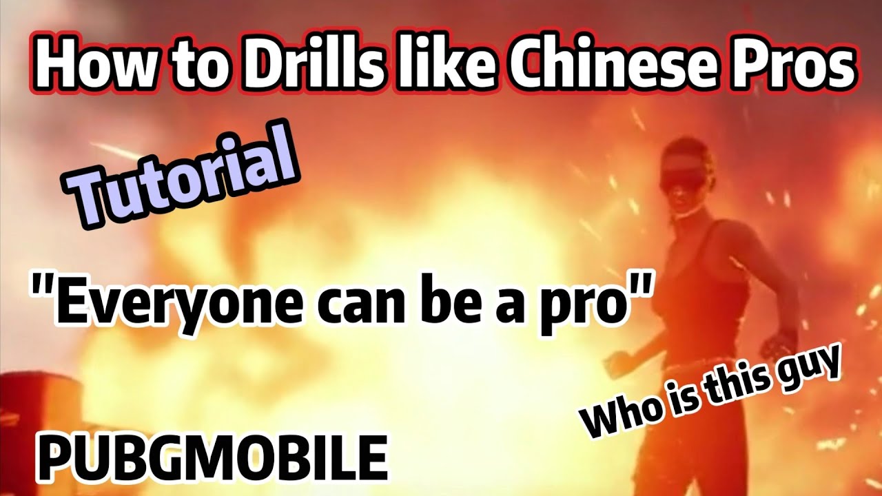 CHINESE PROS DRILLS IN CLOSE FIGHT TUTORIAL!!!! Both Side Perspective | 5 Fingers Claw | PUBGMOBILE
