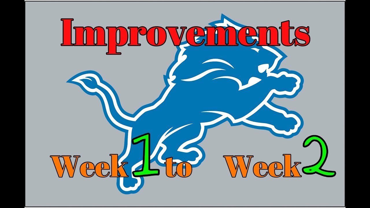 Detroit Lions Improvemements