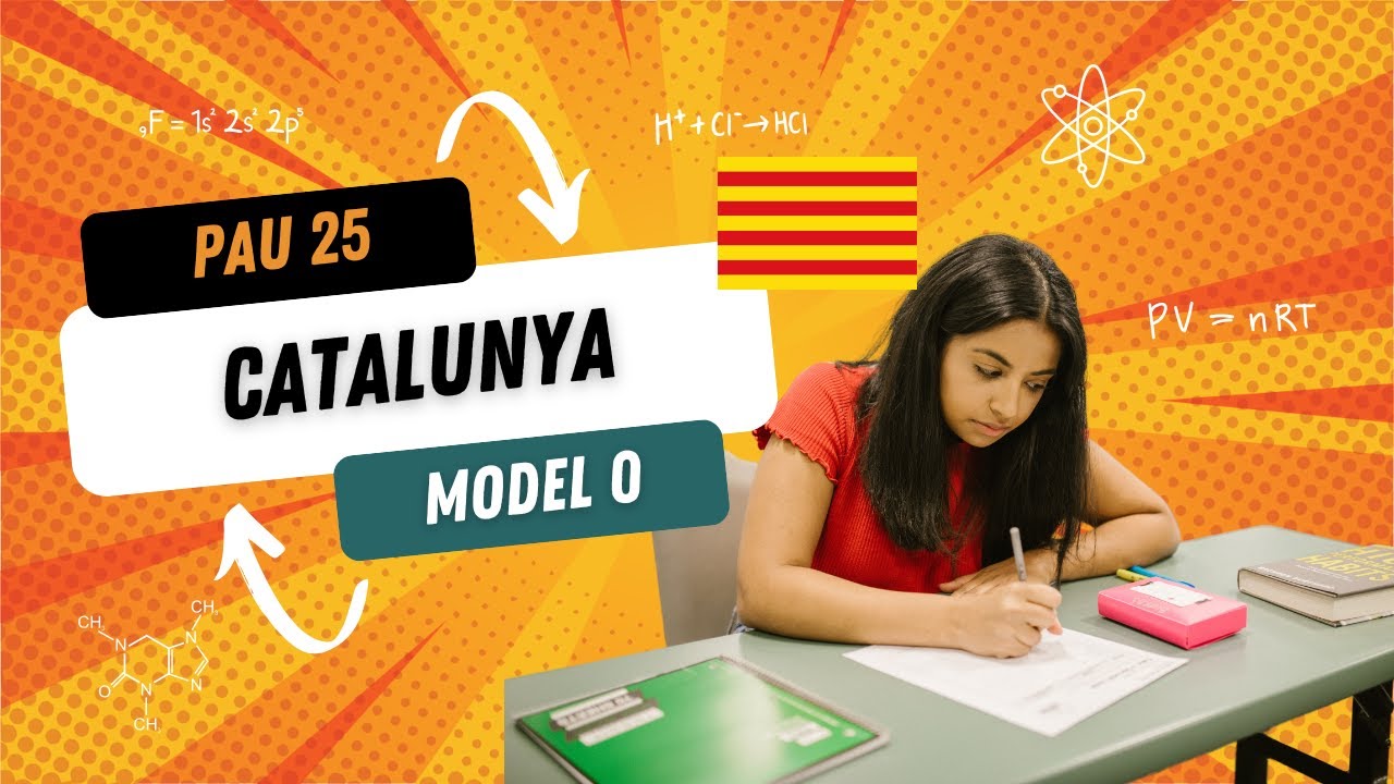 PAU Qu&iacute;mica 2025 - Model 0 Catalunya Solucionat (PBAU | evau | ebau | examen de selectivitat)