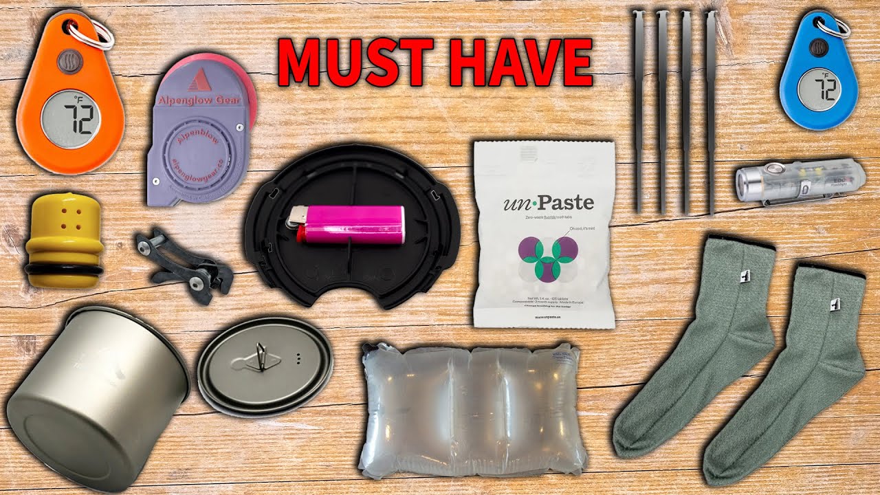 12 Backpacking Accessories for the Ultralight Nerd!