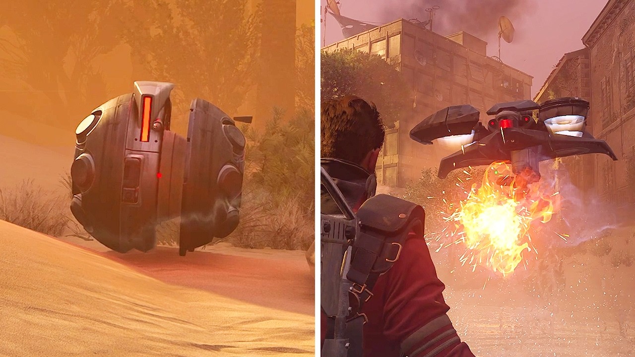 Arc Raiders Firefly & Comet Enemy Showcase