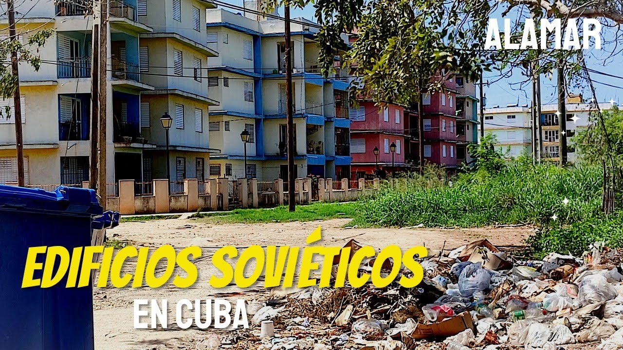 Así está CUBA ahora! Barrio Soviético en La Habana (alamar), ya no queda nada....