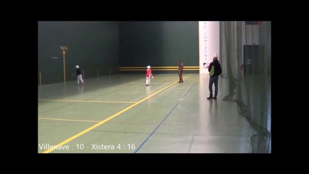 Villenave plus beaux points Championnat Pays Basque 2013-2014 Cesta Punta Poussins