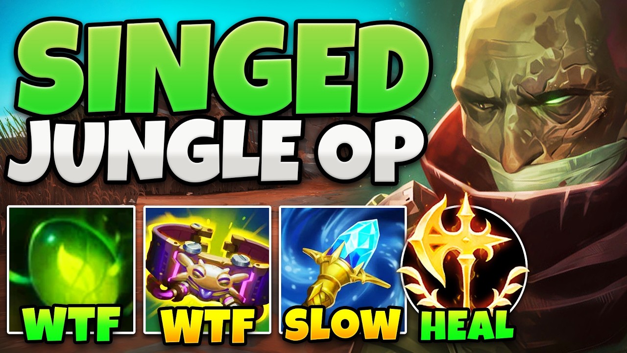 So I think Jungle Singed might actually be broken right now... (POISON MELTS CAMPS)
