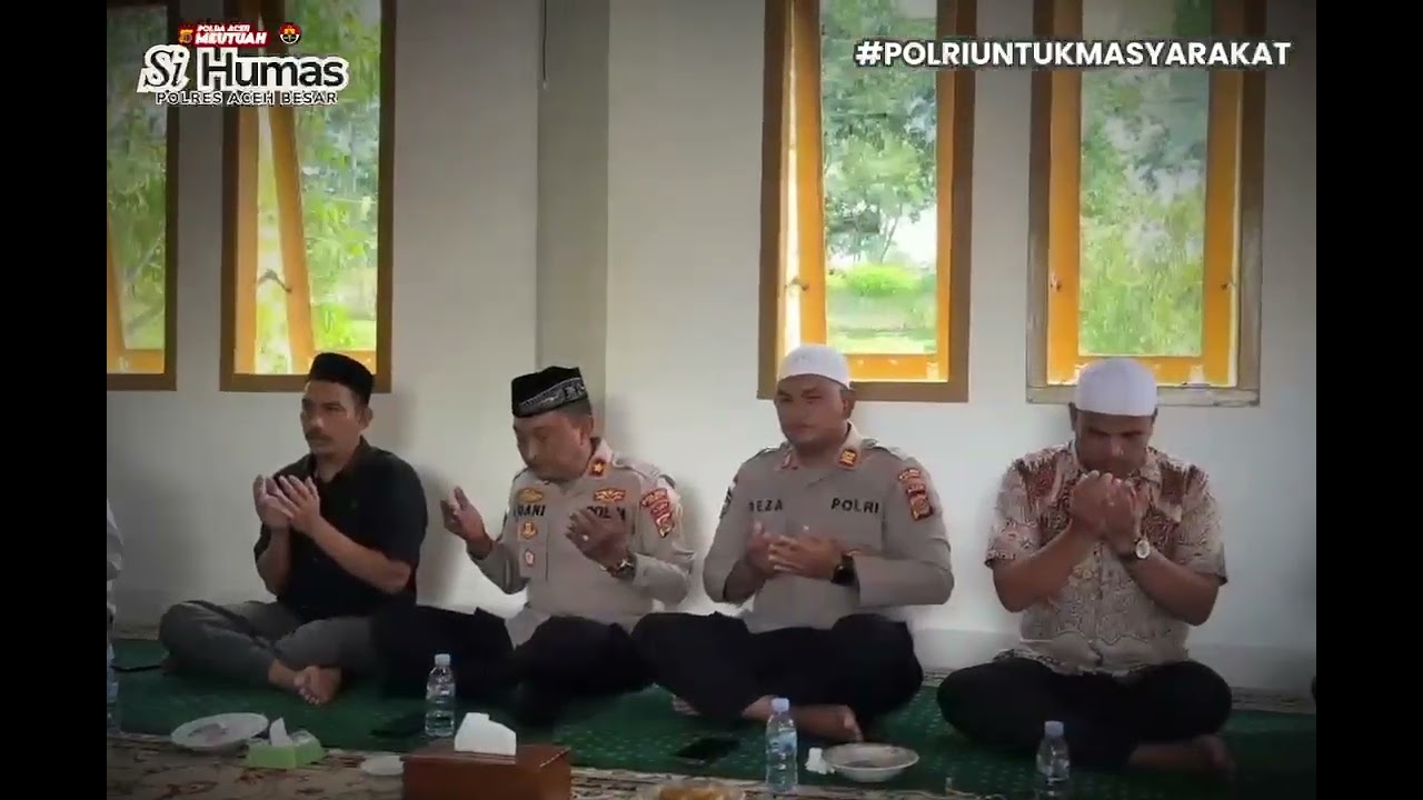 Kapolres Aceh Besar Silaturrahmi dengan Tgk Junaidi Pimpinan Dayah Ma'hadal Fata Seulimeum