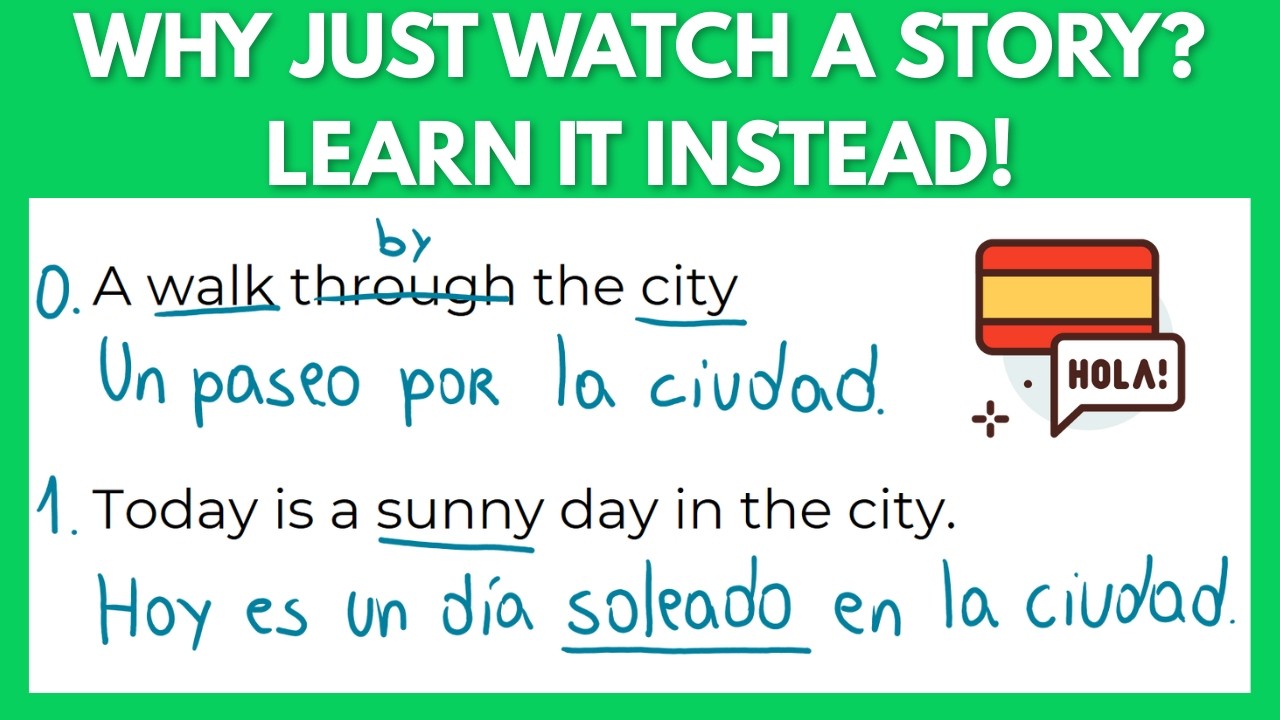 Improve Your Spanish with Stories - Don’t Just Listen but Learn the Story! #1