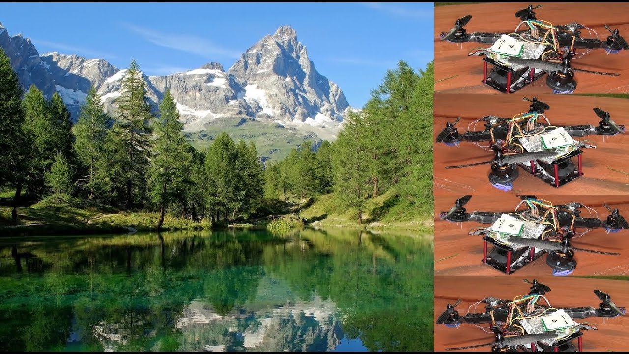 Lago Blu - Breuil-Cervinia Valle d'Aosta - Aerial Video from FPV250v3 with TOPCAM