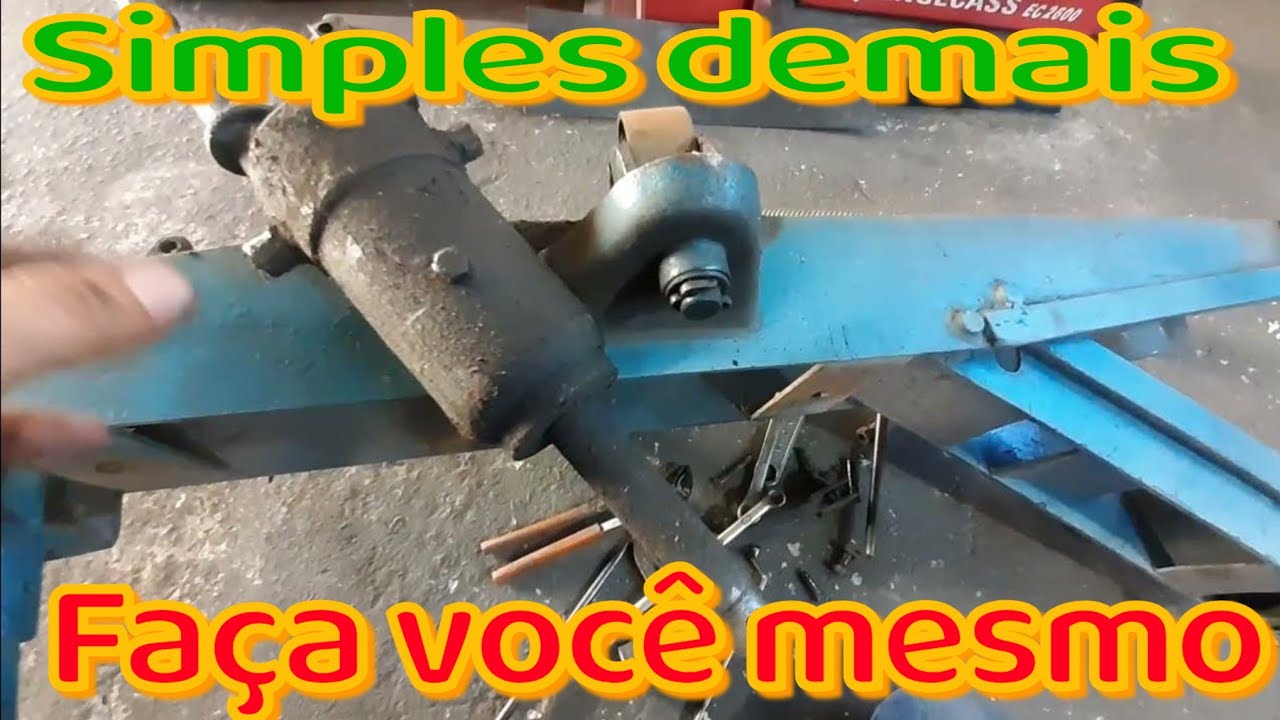 Como trocar reparo macaco hidráulico jacaré  restauração completa