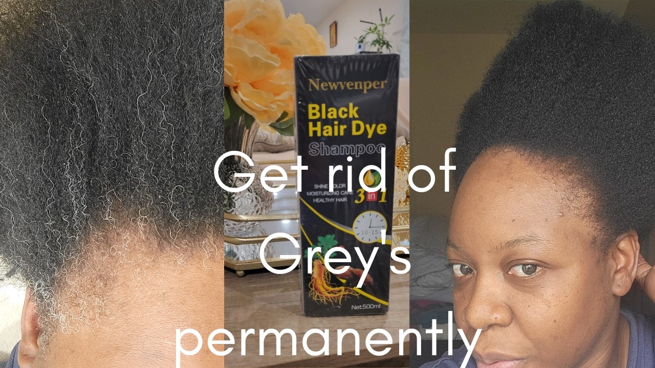 Get rid of grey hair permanently with this shampoo hair dye in only 15 minutes