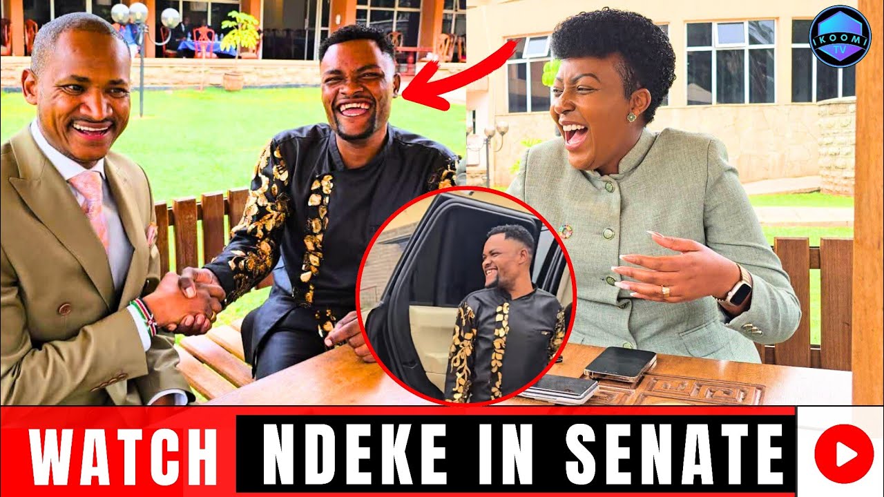 NDEKE YA MUTHANGA MEETS BABU OWINO & SENATOR TABITHA MUTINDA IN SENATE.