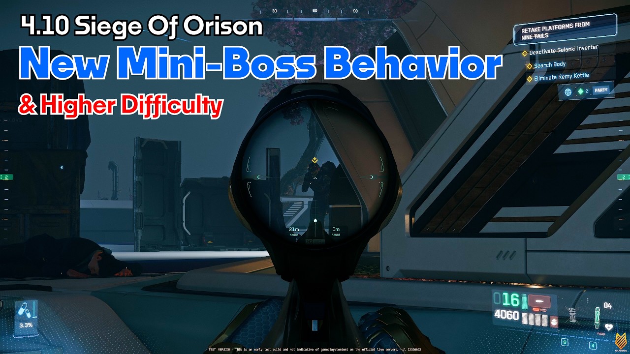 4.10 Siege Of Orison: New MINI-BOSS Behavior & Higher Difficulty | 4.10 PTU